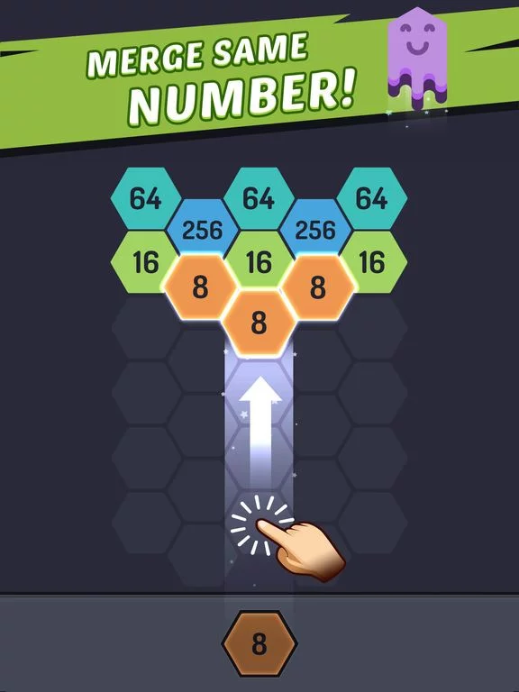 Изображение игры: Merge Hexagon Block: Hexa Pops