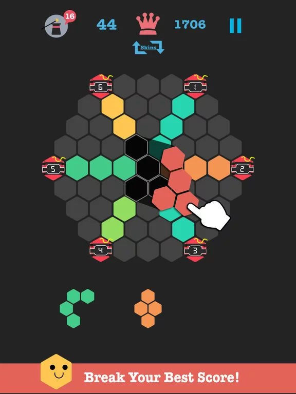 Изображение игры: Hexagon Fit: Block Puzzle Hexa