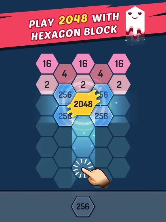 Изображение игры: Merge Hexagon Block: Hexa Pops