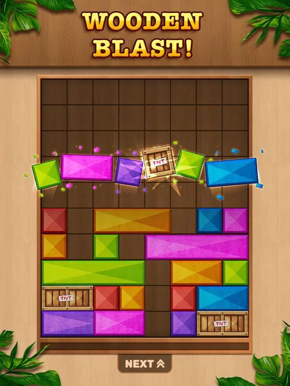 Изображение игры: Wooden Blast - Block Puzzle