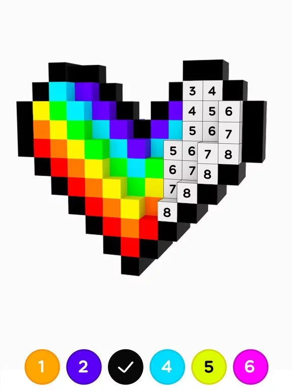 Изображение игры: 3D No.draw - Colors by number