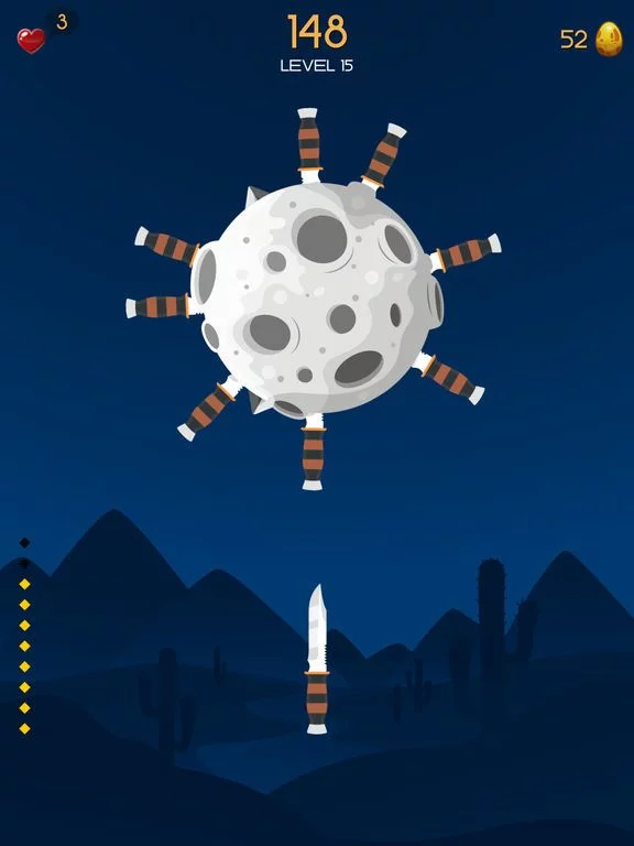 Изображение игры: Knife Toss: Hit the Fruit