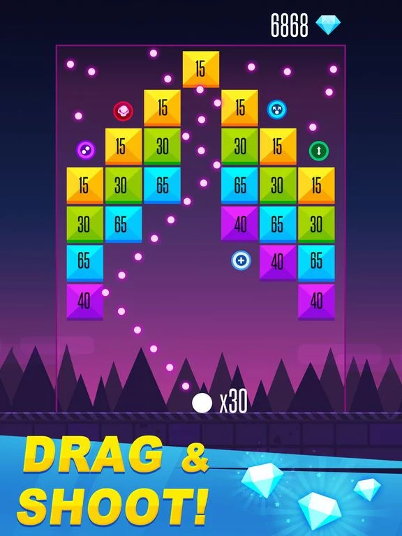 Изображение игры: Ball & Brick - Block Breaker