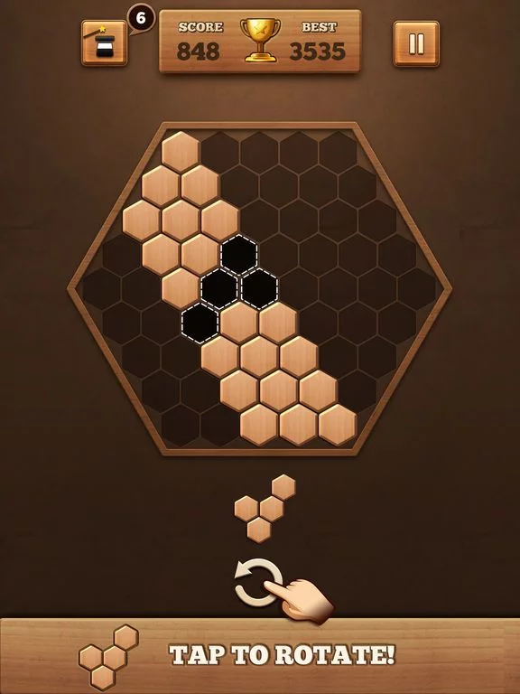 Изображение игры: Fill Wooden Block: Wood Puzzle