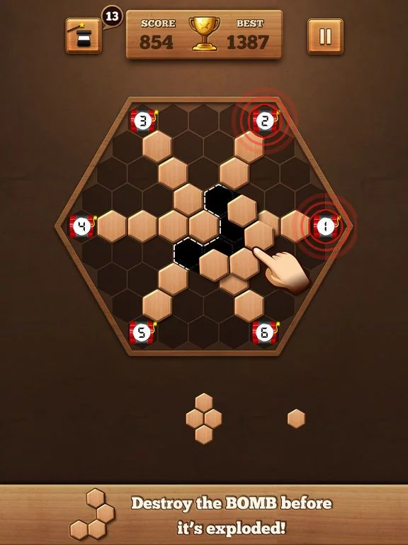 Изображение игры: Fill Wooden Block: Wood Puzzle