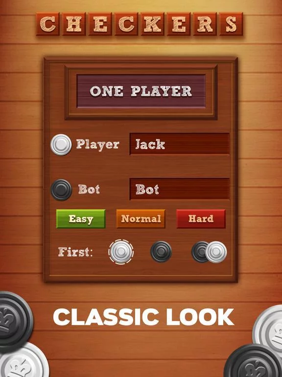 Изображение игры: Checkers 2 Players: Online