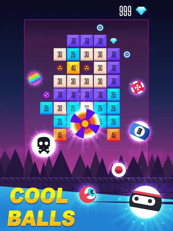 Изображение игры: Ball & Brick - Block Breaker