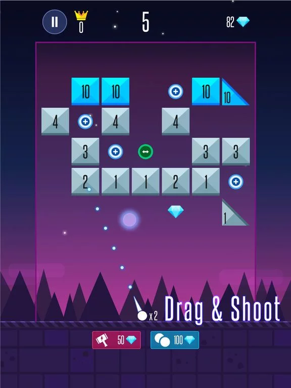 Изображение игры: Ball & Brick - Block Breaker