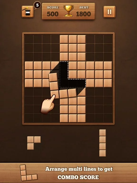 Изображение игры: Fill Wooden Block: Wood Puzzle