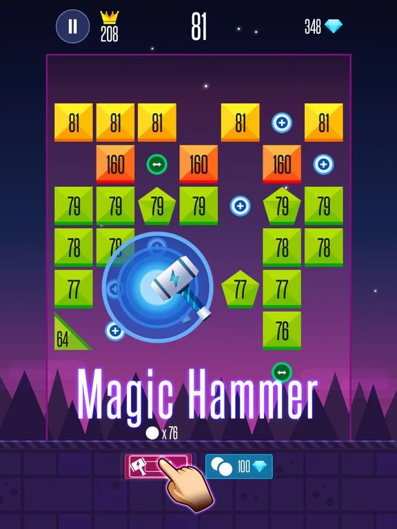 Изображение игры: Ball & Brick - Block Breaker