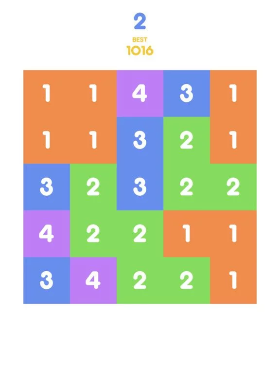 Изображение игры: Number Tap - Merge Blocks