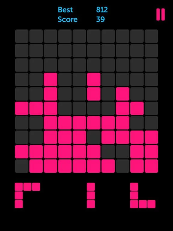 Изображение игры: Pink Blocks: 1010 Puzzle Games