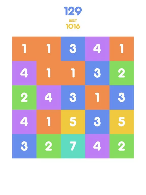 Изображение игры: Number Tap - Merge Blocks
