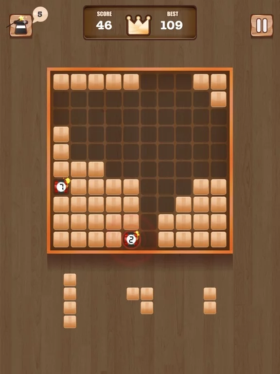 Изображение игры: Wooden Blitz Block - A New Puzzle Adventure