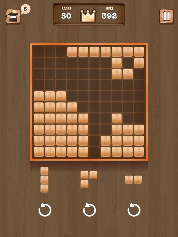 Изображение игры: Wooden Blitz Block - A New Puzzle Adventure