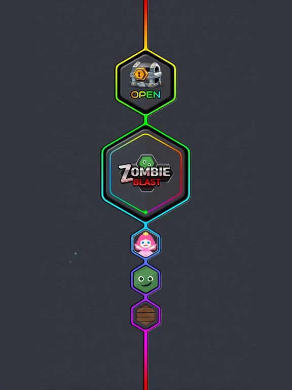 Изображение игры: Zombie Blast: Puzzle Hexa