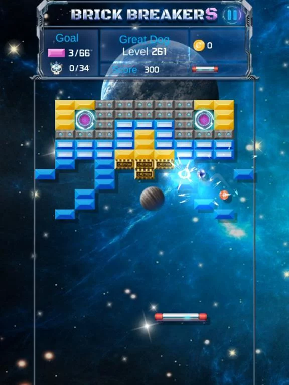 Изображение игры: Brick Breaker: Space Outlaw