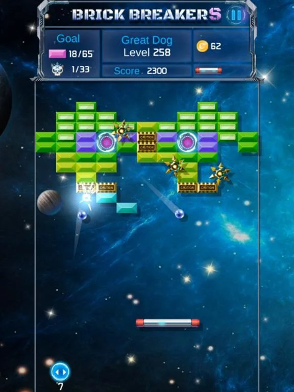 Изображение игры: Brick Breaker: Space Outlaw