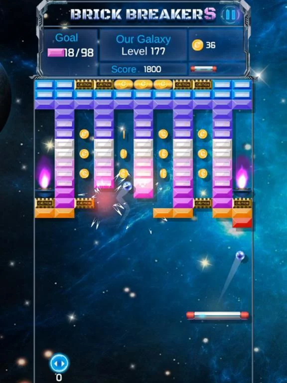 Изображение игры: Brick Breaker: Space Outlaw