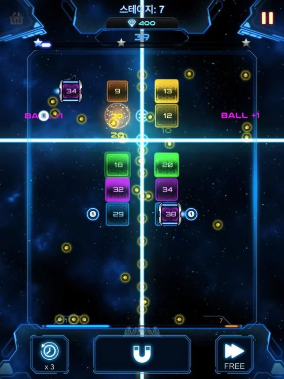 Изображение игры: Bricks Breaker Galaxy Shooter