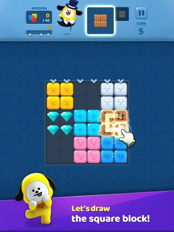Изображение игры: PUZZLE STAR BT21