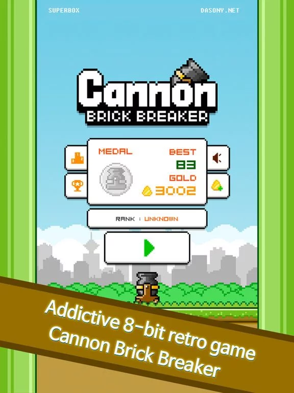 Изображение игры: Cannon - Brick Breaker