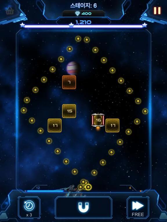 Изображение игры: Bricks Breaker Galaxy Shooter