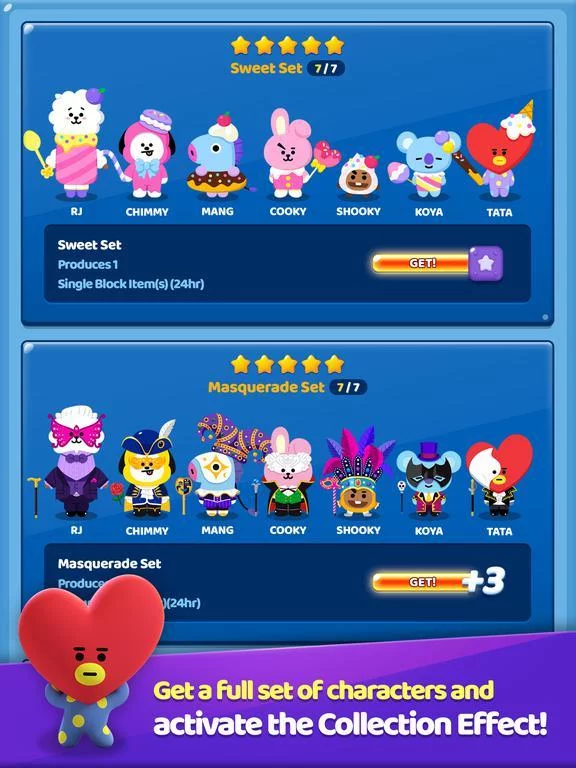 Изображение игры: PUZZLE STAR BT21