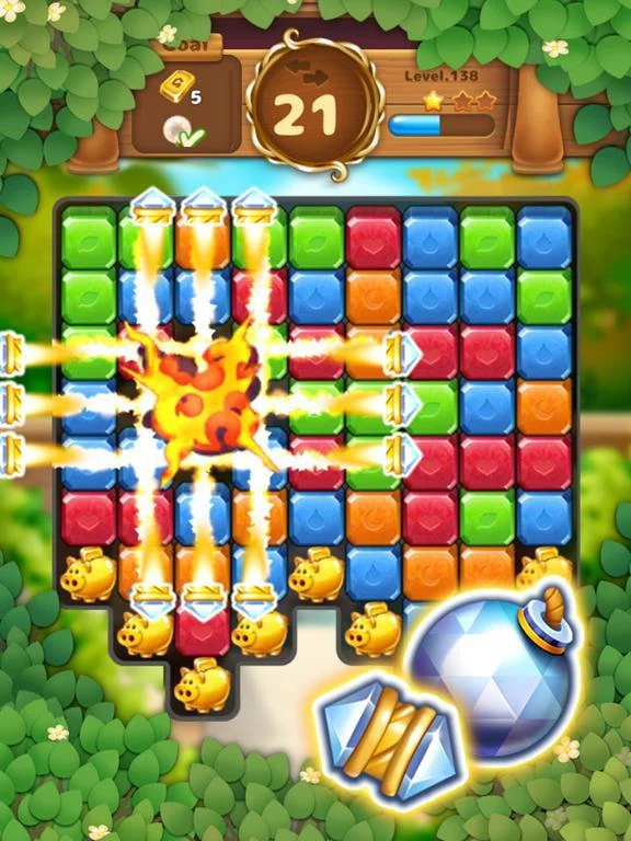 Изображение игры: Jewels Garden: Blast Puzzle