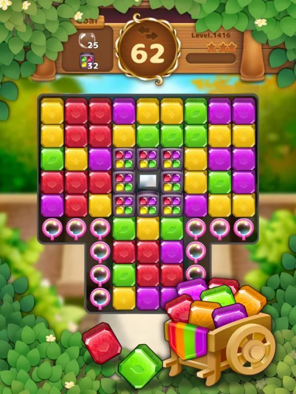 Изображение игры: Jewels Garden: Blast Puzzle
