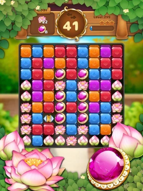 Изображение игры: Jewels Garden: Blast Puzzle