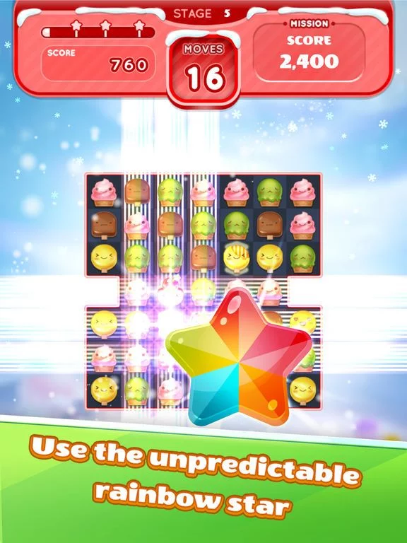 Изображение игры: Ice Cream Mania:Match 3 Puzzle