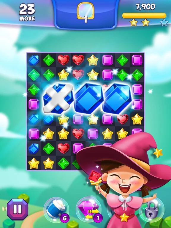 Изображение игры: Jewel Match King: Quest