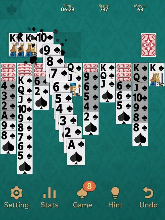 Изображение игры: Spider Solitaire: Kingdom