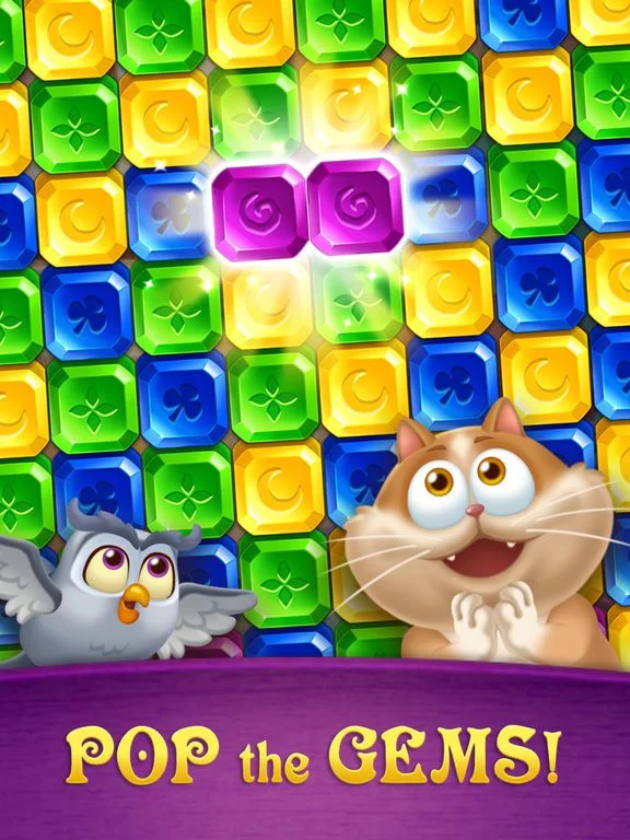 Изображение игры: Gem Blast: Magic Match Puzzle