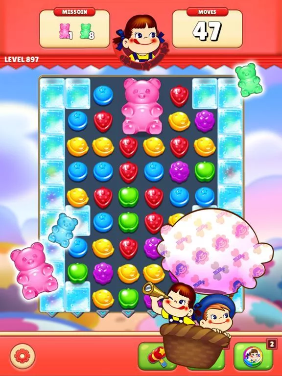 Изображение игры: Milky Match: Peko Puzzle Game
