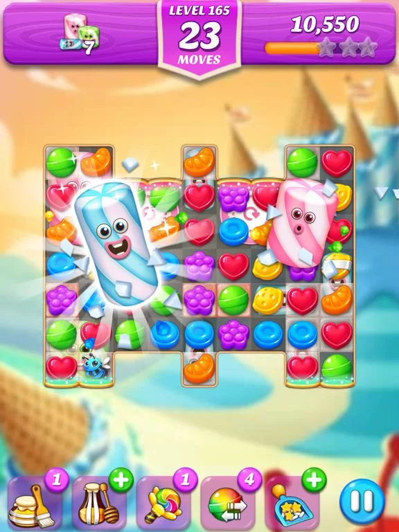 Изображение игры: Lollipop2 & Marshmallow Match3