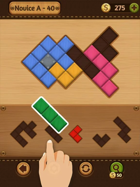 Изображение игры: Block Puzzle: Wood Collection