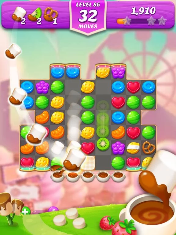 Изображение игры: Lollipop2 & Marshmallow Match3