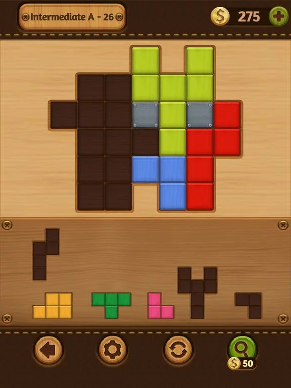 Изображение игры: Block Puzzle: Wood Collection