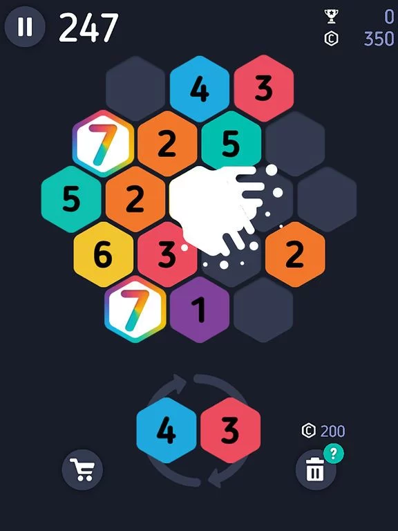 Изображение игры: Make7! Hexa Puzzle