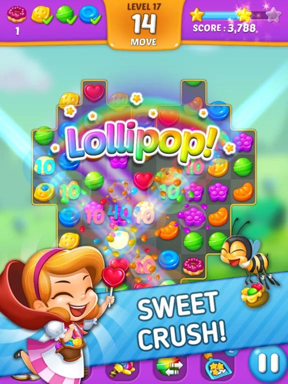 Изображение игры: Lollipop: Sweet Taste Match3