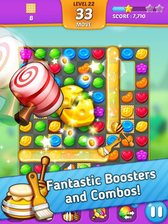 Изображение игры: Lollipop: Sweet Taste Match3