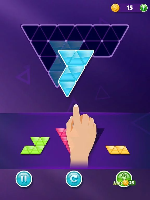 Изображение игры: Block! Triangle puzzle:Tangram
