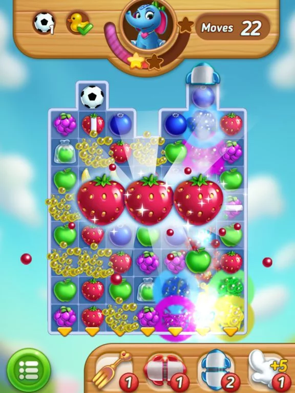 Изображение игры: Fruits Mania: Elly’s travel