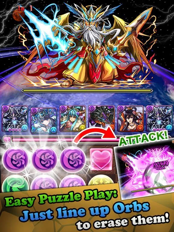 Изображение игры: Puzzle & Dragons (English)
