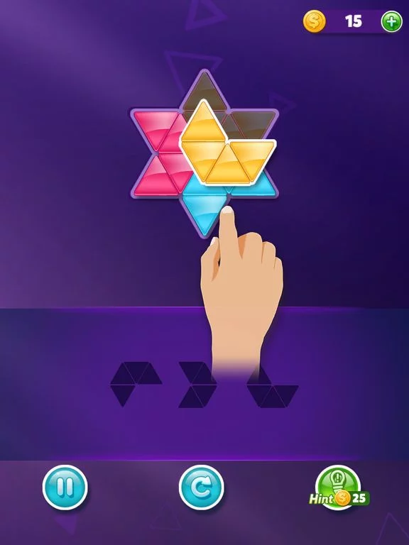 Изображение игры: Block! Triangle puzzle:Tangram