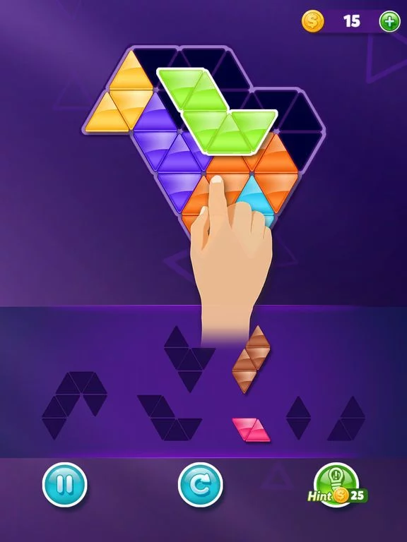 Изображение игры: Block! Triangle puzzle:Tangram