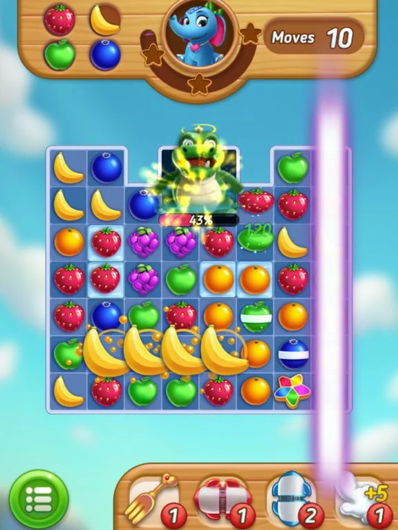 Изображение игры: Fruits Mania: Elly’s travel