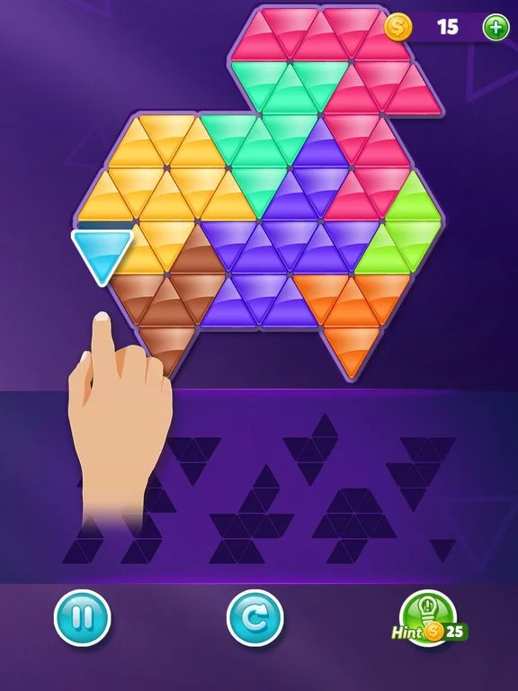 Изображение игры: Block! Triangle puzzle:Tangram